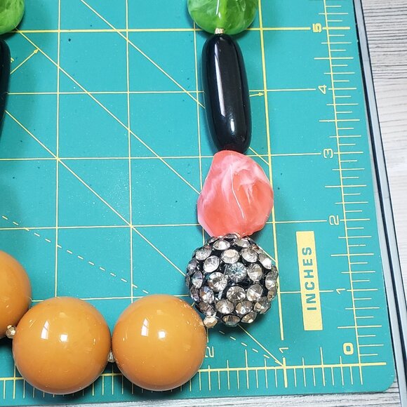 Necklace. Large beads. Awesome look! - Picture 1 of 3
